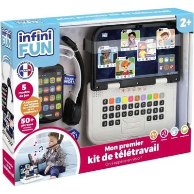 Teleworking Kit - KD - Mijn eerste telewerkkit - Realistische lichteffecten en geluiden gedurende 18 maanden