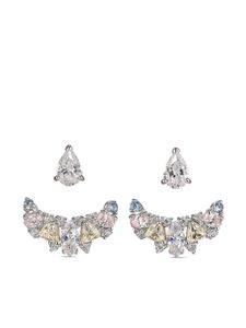 Anabela Chan boucles d'oreilles Twinkle en or blanc 18ct - Argent