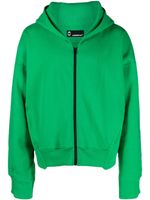 STYLAND hooded organic cotton jacket - Vert