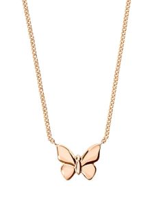 Dodo collier Butterfly en or rose 9ct