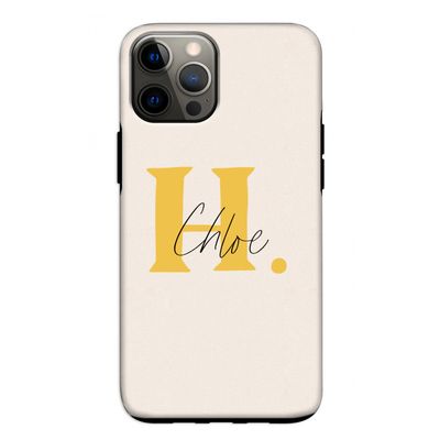 Amber Script: iPhone 12 Pro Tough Case