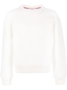 Thom Browne sweat à patch logo - Blanc