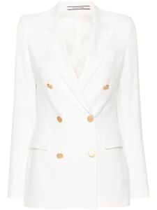 Tagliatore blazer en sergé à boutonnière croisée - Blanc