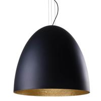 Nowodvorski Zwarte hanglamp Egg XL Ø 75cm 9026