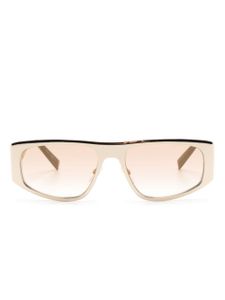 Givenchy lunettes de soleil à monture rectangulaire - Or