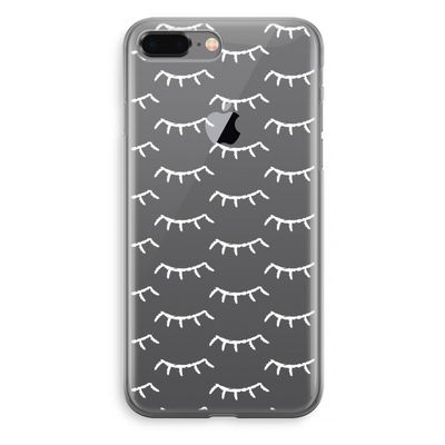 Wimpers: iPhone 8 Plus Transparant Hoesje