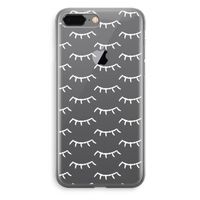 Wimpers: iPhone 8 Plus Transparant Hoesje Wimpers: iPhone 8 Plus Transparant Hoesje