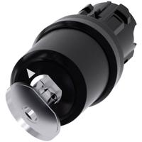 Siemens 3SU10005JF010AA0 3SU1000-5JF01-0AA0 Sleutelschakelaar Kunststof frontring Sleutel Zwart, Zilver 1 x 90 ° 1 stuk(s)