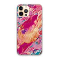 Pastel Echoes: iPhone 13 Pro Max Transparant Hoesje