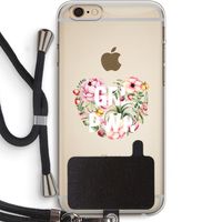 GRL PWR Flower: iPhone 6 PLUS / 6S PLUS Transparant Hoesje met koord