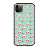 Flamingoprint groen: iPhone 11 Pro Biologisch afbreekbaar hoesje