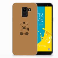 Samsung Galaxy J6 2018 Telefoonhoesje met Naam Baby Hyena - thumbnail