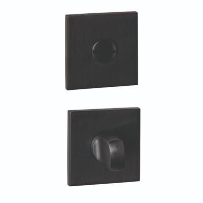 Intersteel WC-sluiting verdekt 53x53x6mm met stift 6-8mm PVD Zwart