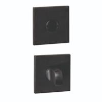 Intersteel WC-sluiting verdekt 53x53x6mm met stift 6-8mm PVD Zwart