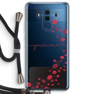 Kusjes: Huawei Mate 10 Pro Transparant Hoesje met koord