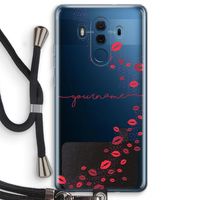 Kusjes: Huawei Mate 10 Pro Transparant Hoesje met koord
