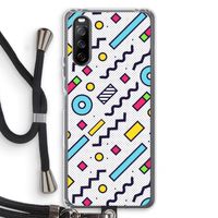 8-bit N°8: Sony Sony Xperia 10 III Transparant Hoesje met koord