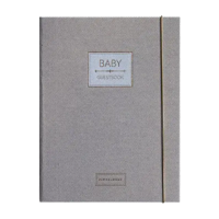 Pimpelmees Baby Guestbook Mono Luxe Warm Nude