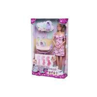 Smoby - Steffi Love - Future Mom - Zwangere etalagepop (29cm) - Babyaccessoires - Knoop om haar buik te vergroten