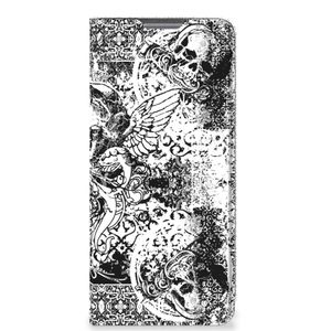 Mobiel BookCase Xiaomi 12 Pro Skulls Angel