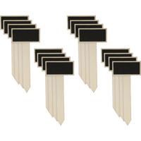 Cepewa Plantenstekers - 20x stuks - plantenlabels krijtbordjes - 21 cm