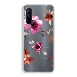 Geschilderde bloemen: OnePlus Nord CE 5G Transparant Hoesje