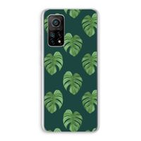 Monstera leaves: Xiaomi Mi 10T 5G Transparant Hoesje