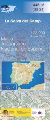 Topografische kaart 445-IV La Selva del Camp | CNIG - Instituto Geográfico Nacional