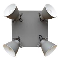 Urban Interiors Stoere plafondspotsIndustrial 4-lichts vintage grijs - AI-WL-07-255-VG