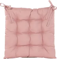 Anna&apos;s Collection zitkussen gewatteerd 38x38cm oud roze