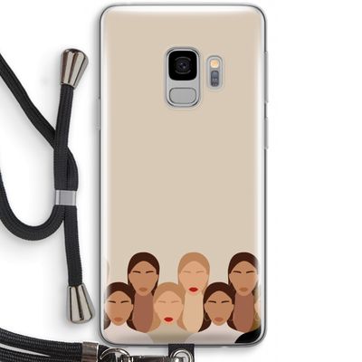 Girls girls girls: Samsung Galaxy S9 Transparant Hoesje met koord