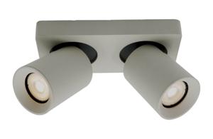 Artdelight Richtbare opbouwspotMegano dubbel grijs - PL MEGANO2 ZGR