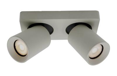 Artdelight Richtbare opbouwspotMegano dubbel grijs - PL MEGANO2 ZGR