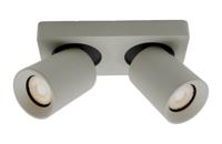 Artdelight Richtbare opbouwspotMegano dubbel grijs - PL MEGANO2 ZGR