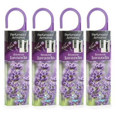 Geurzakjes Lavendel geur - 6x - met ophanghaak - voor een frisse kast/was - luchtverfrisser
