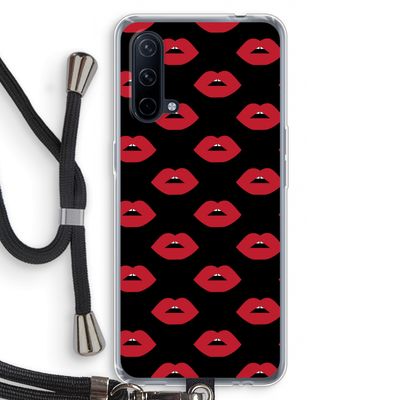 Lips: OnePlus Nord CE 5G Transparant Hoesje met koord