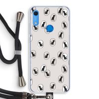 Miauw: Huawei Y6s Transparant Hoesje met koord