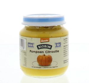 Biobim Pompoen puree 4 maanden Demeter bio (125 gr)