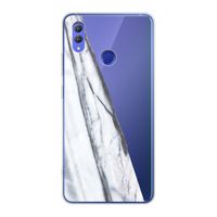 Gestreepte marmer: Honor Note 10 Transparant Hoesje