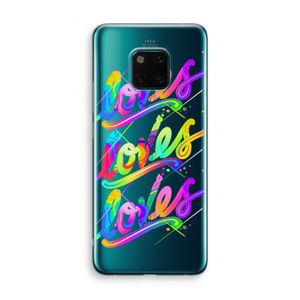 Loves: Huawei Mate 20 Pro Transparant Hoesje