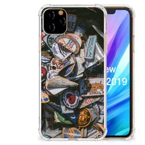 Apple iPhone 11 Pro Max Anti-shock Hoesje met foto Badges