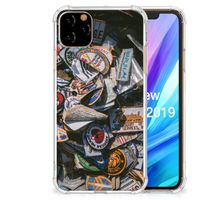 Apple iPhone 11 Pro Max Anti-shock Hoesje met foto Badges - thumbnail