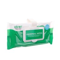 Clinell Universel Wipes Clip Pack 50 - thumbnail