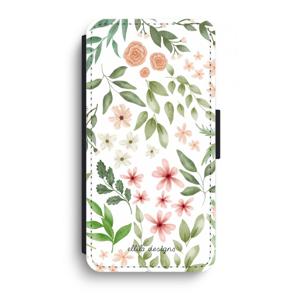 Botanical sweet flower heaven: iPhone XR Flip Hoesje