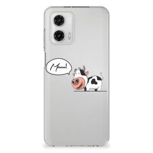 Motorola Moto G73 Telefoonhoesje met Naam Cow