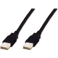 Digitus 1.0m USB 2.0 A/A USB-kabel 1 m USB A Zwart - thumbnail