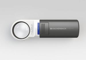 Eschenbach 151112 Mobilux Vergrootglas Met LED-verlichting Vergrotingsfactor: 12.5 x Lensgrootte: (Ø) 35 mm Antraciet/alpine-wit