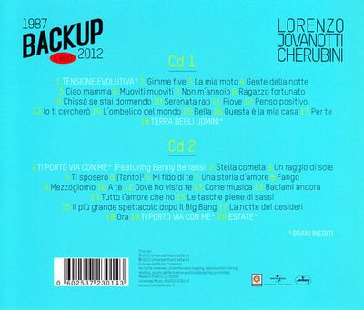 Backup 1987 - 2012 Il Best - CD (0602537230143)