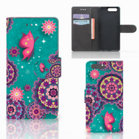 Huawei P10 Hoesje Cirkels en Vlinders - thumbnail