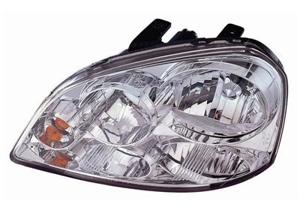 Koplamp links H1+H7 inclusief stelmotor 8132961